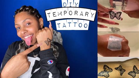 temporary tattoos diy tiktok